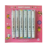 Kit Livro De Colorir Comfy Goods Com Canetas Touch Ponta Dupla – Sweet & Cozy/Fluffy & Cute