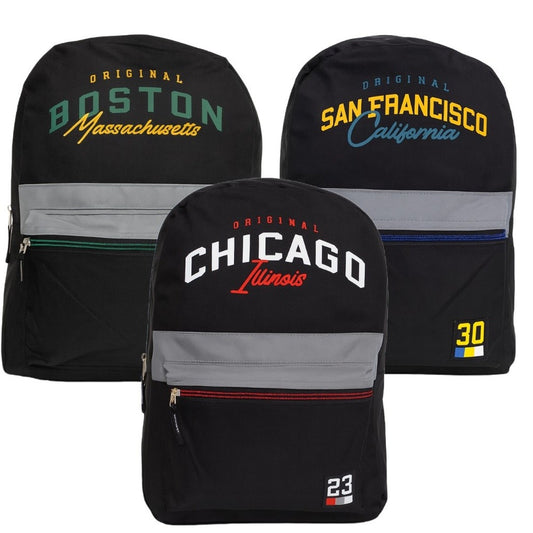 Mochila Escolar Destino Chicago San Francisco Boston Clio