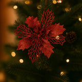 Anúncio Enfeite De Natal Galho Artificial Com Glitter Para Decorações E Ornamentos