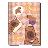 Caderno Universitário Brochura Capivara Fofa 80 Folhas Credeal