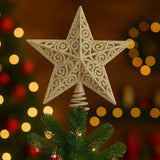 Anúncio Ponteira De Natal Estrela Enfeite Decoração de Árvore