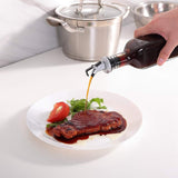 Jogo De Galheteiro Porta Azeite Vinagre Com Bico Dosador Com 2 Peças 500ml