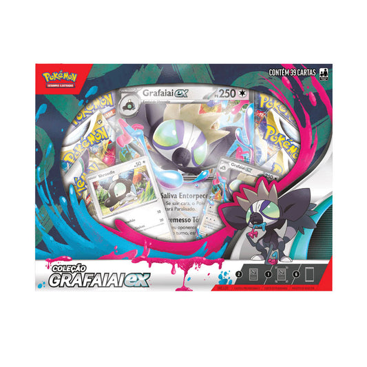 Box Pokémon Coleção Grafaiai Ex Copag