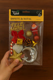 Kit Enfeite De Natal Sortido Com 12