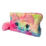 Necessáire Fofa Tie Dye Gatinho Pelúcia