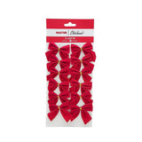 Laço De Natal Vermelho Com 12