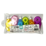 Kit Com 6 Corretivos Em Fita Ergonômico Colorido