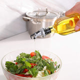 Jogo De Galheteiro Porta Azeite Vinagre Com Bico Dosador Com 2 Peças 500ml