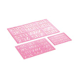 Kit Normógrafo Rosa Waleu