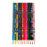 Lápis de Cor Com 12 Cores Stitch Molin