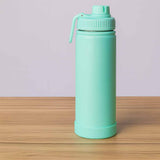 Garrafa Térmica Em Aço Inox Com Alça Articulada E Base De Silicone Antiderrapante 530ml