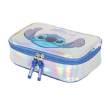 Estojo Box Escolar Stitch Holográfico Original Luxcel