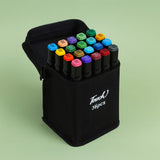 Kit Canetas Para Pintar Bobbie Goods Marcador Ponta Dupla Com 24/36/48 Cores