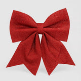 Enfeite Laço De Natal Para Árvore Decoração Color Glitter 20Cm