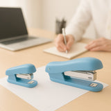 Kit Mini Grampeador Com Refil 200 Grampos Rosa ou Azul