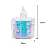 Anúncio Kit Vela De Led Furta-cor Com Bateria Para Decoração De Natal