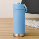 Garrafa Térmica Em Aço Inox Com Bico Flip E Alça Para Transporte 680ml