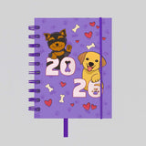 Agenda 2026 Fofa Pequena Espiral Capa Dura 336 Páginas Capivara/Unicórnio/Gato/Cachorro