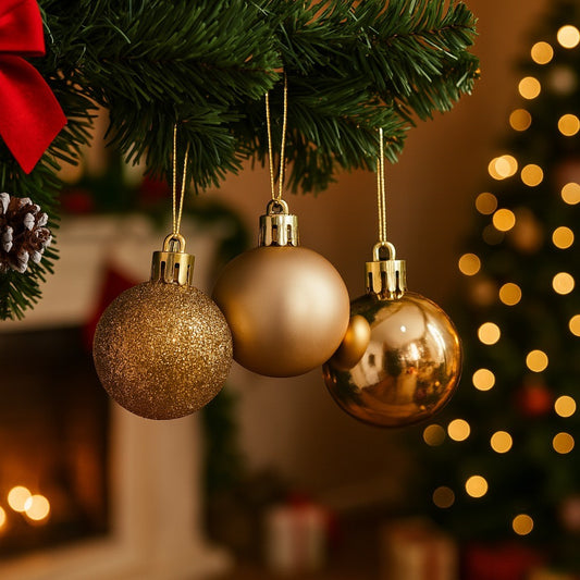 Bola natal nº5 champanhe com 12