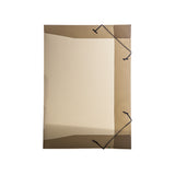 Pasta Plástica Aba 1/2 Ofício Fumê Dello