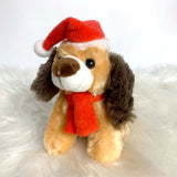 Cachorrinho De Pelúcia Natalino 13cm