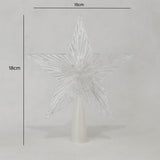 Estrela Ponteira LED Decoração Para Árvore de Natal