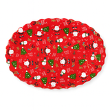 Bandeja Natal Decorada Oval 44Cm
