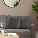 Anúncio Kit Capa Para Almofada Com Zíper Invisível Lisa 44cm Com 2 Decoração Casa