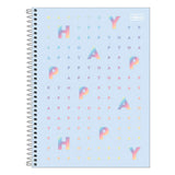Caderno Universitário Capa Dura Happy 1 Matéria - Tilibra