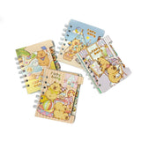 Mini Caderno Para Anotações Capybara Divertida Com Divisórias Kawaii