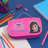 Estojo Triplo Escolar Luluca Oficial Coleção 2026 Clio