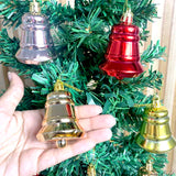 Enfeite Sino de Natal 6cm Com 2