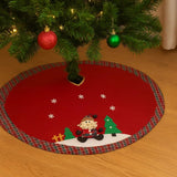 Saia Árvore de Natal Decorativa Base Tapete Natalino Enfeite Decoração