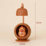 Luminária Decorativa Led Capivara Na Toca Recarregável Com 2 Níveis De Iluminação