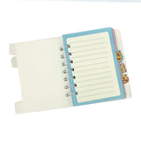 Mini Caderno Para Anotações Capybara Divertida Com Divisórias Kawaii