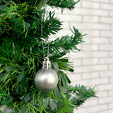 Bola Natal Nº3 Prata Com 15