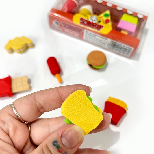 Kit Borrachas Divertidas Com 4 Peças