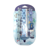 Kit Escolar Infantil Papelaria Divertida Menina/Menino Com 7 Peças