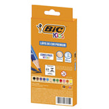 Lápis de Cor Kids Premium Com 12 Cores Bic