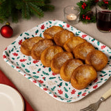 Anúncio Bandeja De Natal Decorativa Retangular/Redonda/Oval Mesa Natalina