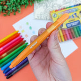 Giz de Cera Retrátil Twist 12 Cores Acrilex