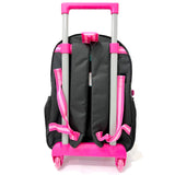 Kit Mochila Escolar De Rodinha + Lancheira + Estojo Panda Clio