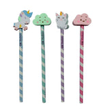 Lápis Com Borracha Mundo Dos Sonhos Sertic