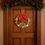 Guirlanda De Natal Cipo Decorada 23cm