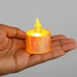 Enfeite De Natal Vela De Led Furta-cor Com Bateria Para Decoração