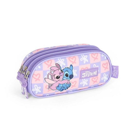 Estojo Escolar Triplo Stitch Original Luxcel