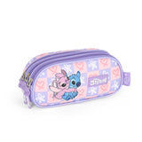 Estojo Escolar Triplo Stitch Original Luxcel