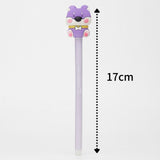 Caneta Gel Apagável Com Topper Cachorrinho 0.7mm Azul Win Paper