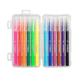 Caneta Brush Liner 12 Cores Yins