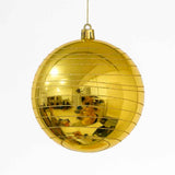 Bola Natal Decorada N° 15 Glitter Dourada